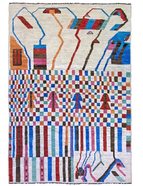 NOMADIC AFGHAN - 283cm x 195cm (9'4 x 6'5) - NOMADIC RUGS - HANDMADE RUG COMPANY