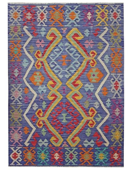 CHALK KILIM - 180cm x 118cm (6' x 3'11) - KILIM RUGS - HANDMADE RUG COMPANY