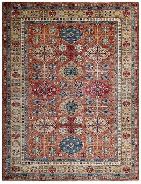 GENDJE - 319cm x 244cm (10'6 x 8'1) - FINE ORIENTAL RUG - HANDMADE RUG COMPANY