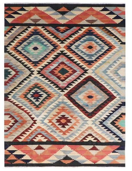AFGHAN KILIM RUG - THE HANDMADE RUG COMPANY