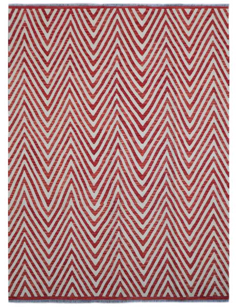 CHEVRON KILIM - 304cm x 215cm (10' x 7') -CONTEMPORARY KILIMS