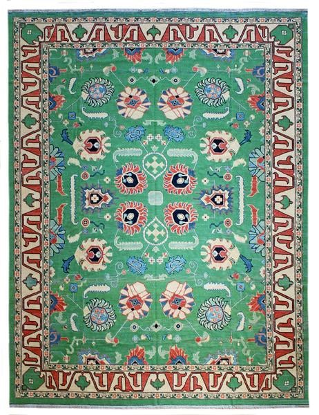 ARTS & CRAFTS SOUMAK - 346cm x 273cm (11'4 x 9') - LARGE SOUMAK RUGS - HANDMADE RUG COMPANY