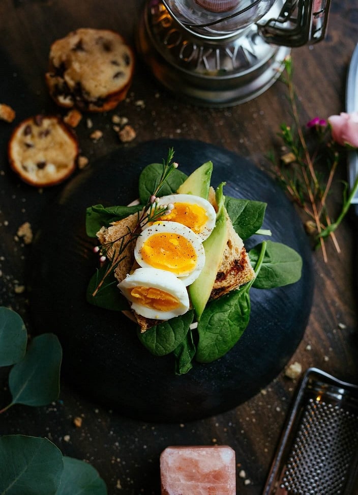 toast aux oeufs