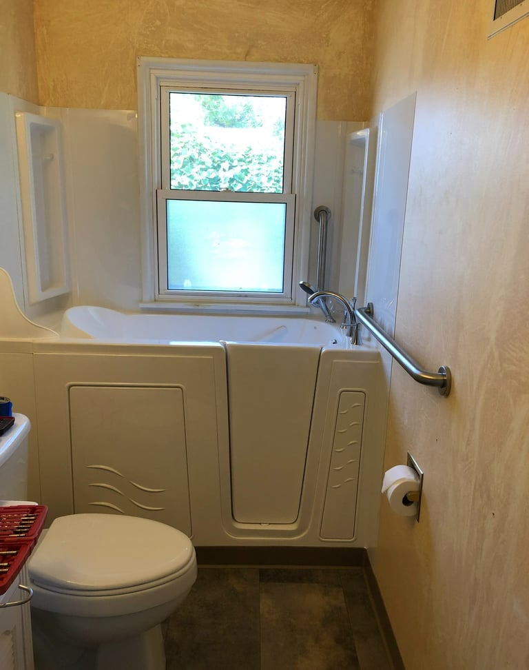 ADA bathtub installation