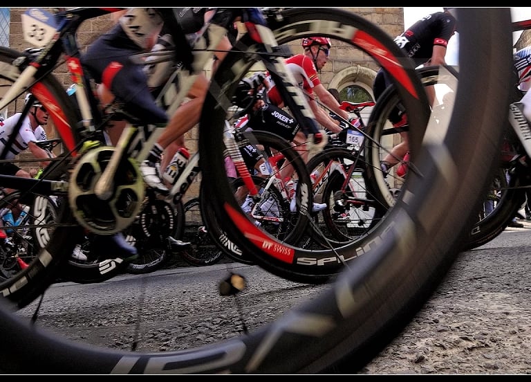National cycle race through pendle 2010