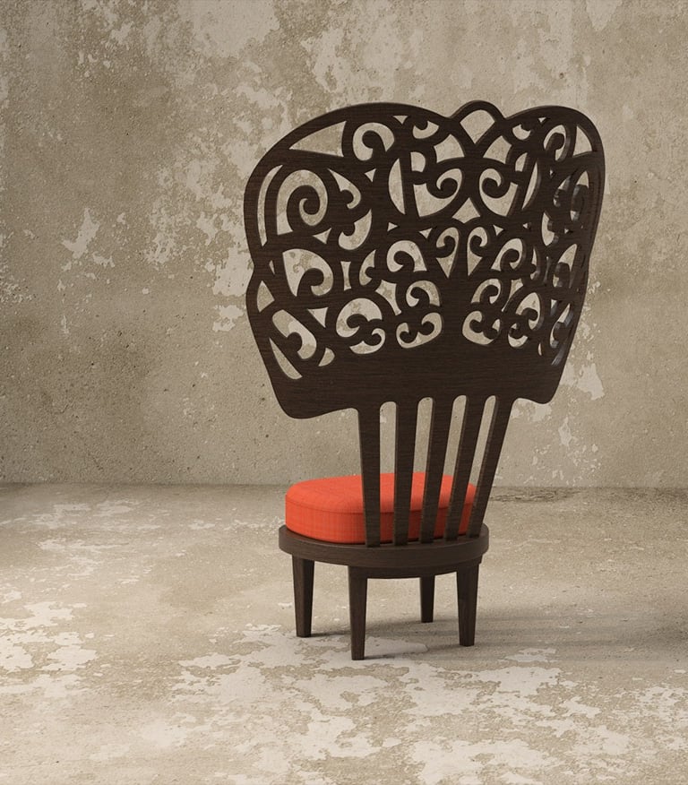 Peinetona - Silla latina - Diseño de mueble