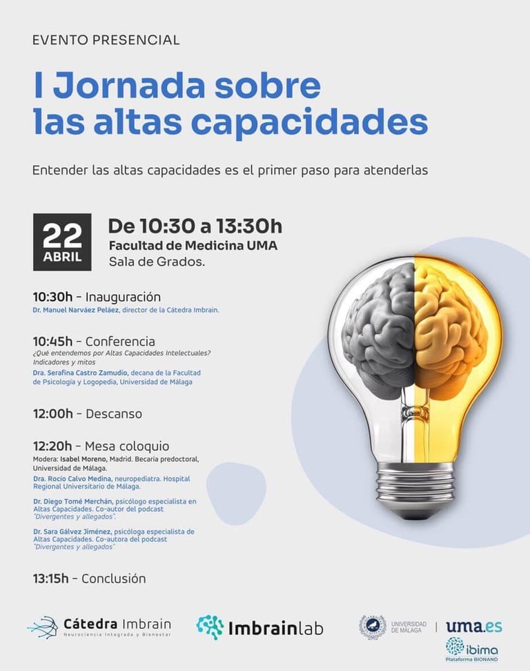 imagen de evento sobre altas capacidades