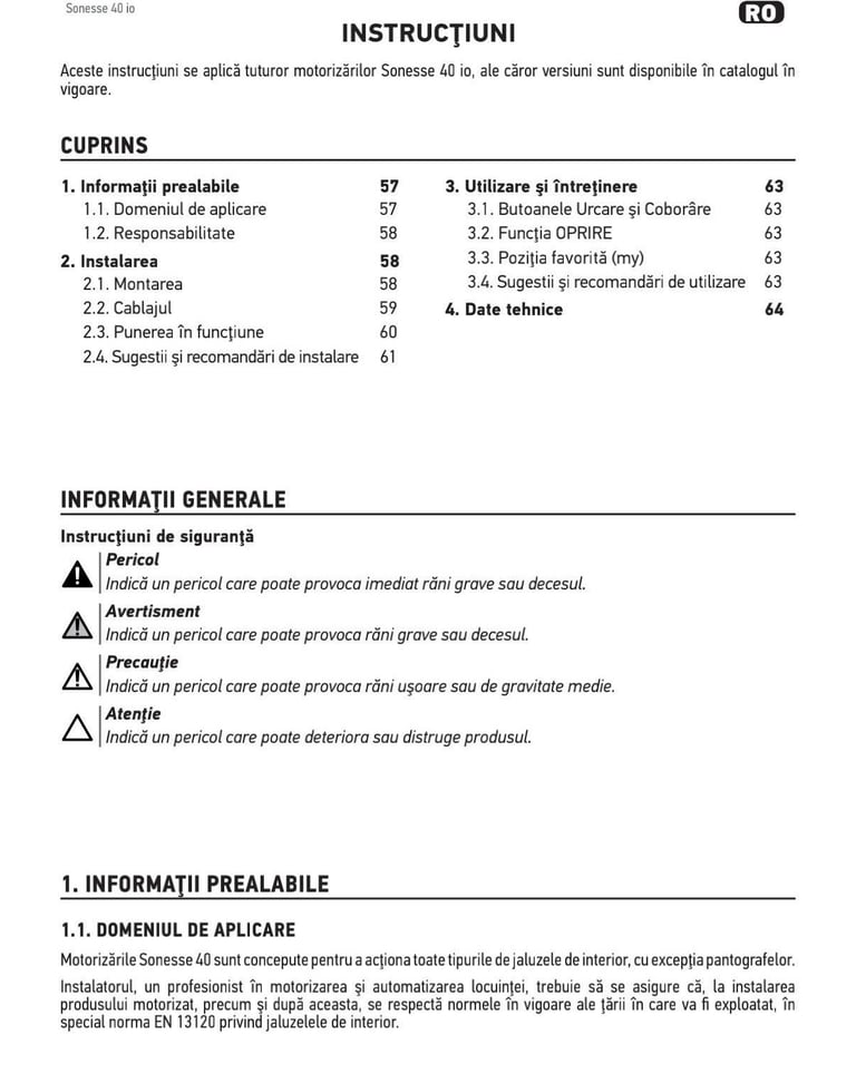 Producator Rolete textile Electrice cu actionare electrica pe telecomanda, buton, de pe telefon