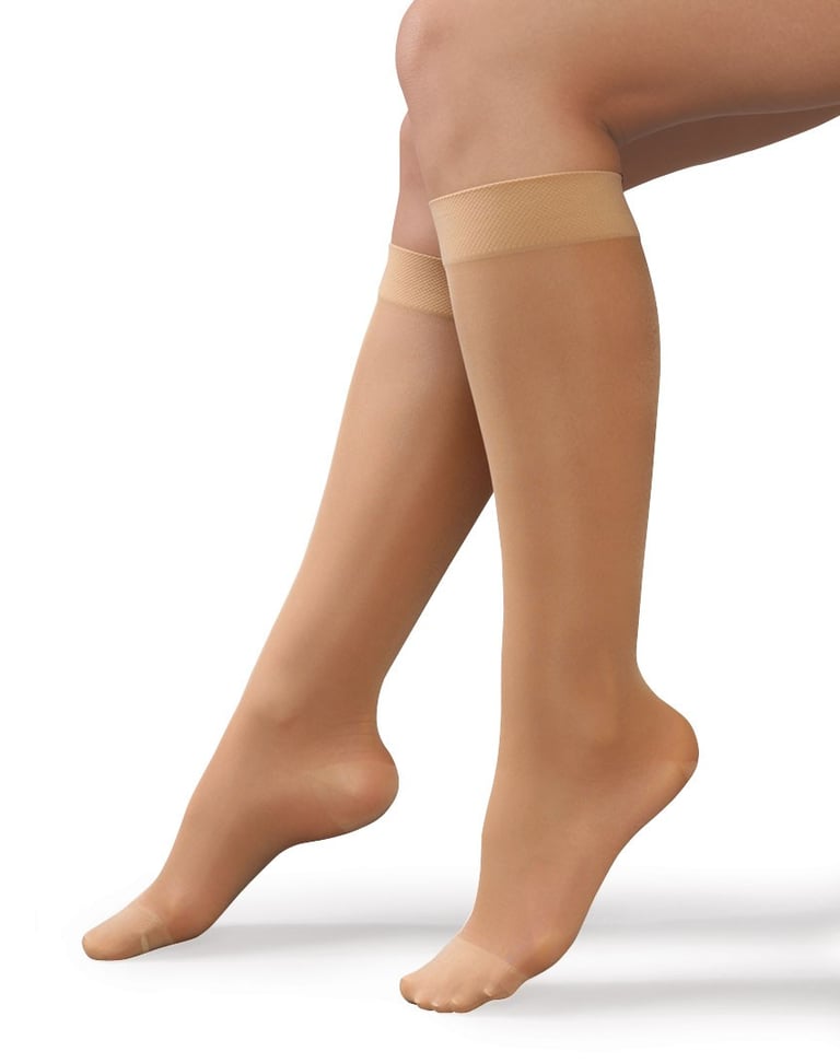 Media de compresión para várices a la rodilla