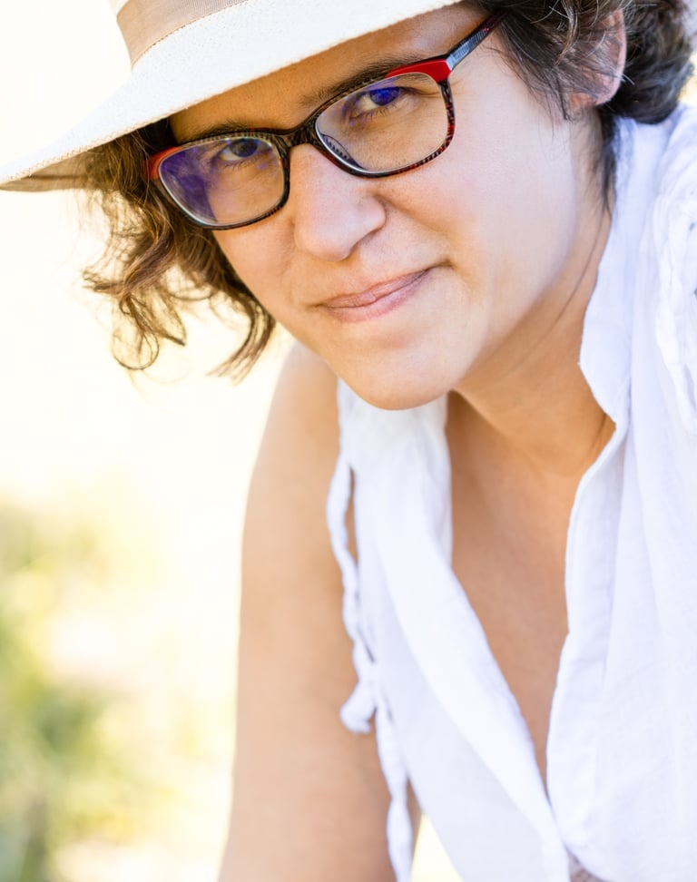 Portrait femme en beaujolais