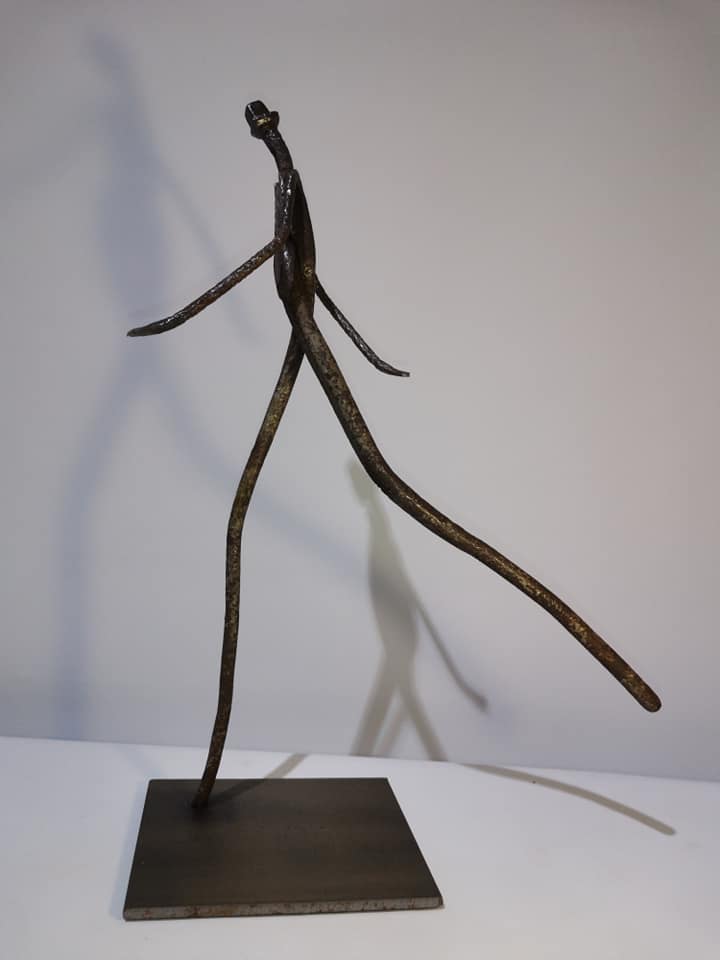 Businessman late for meeting. VahtokArt 2021.