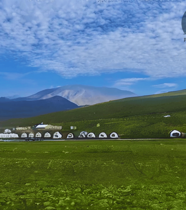 Glamping at deosai national park Pakistan 