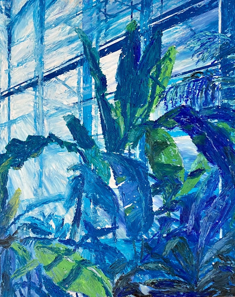 Blue Greenhouse
