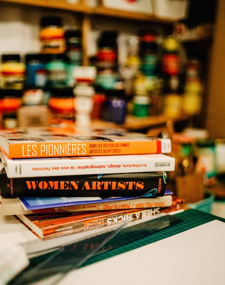 feminist books women artists
