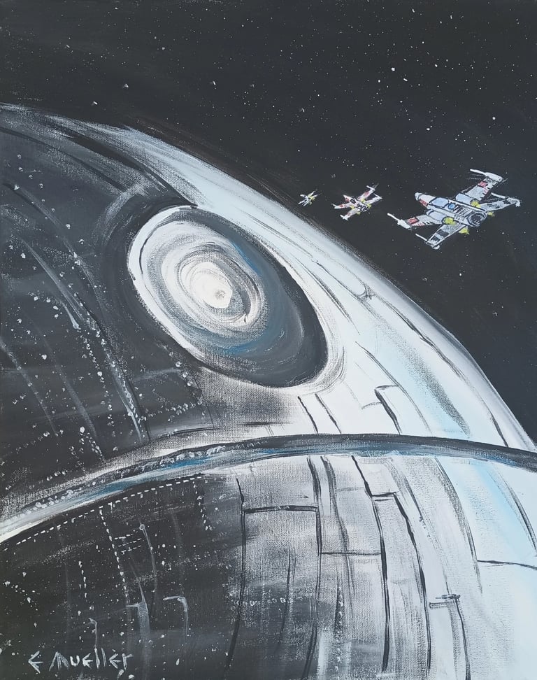 May the Fourth deathstar painting event