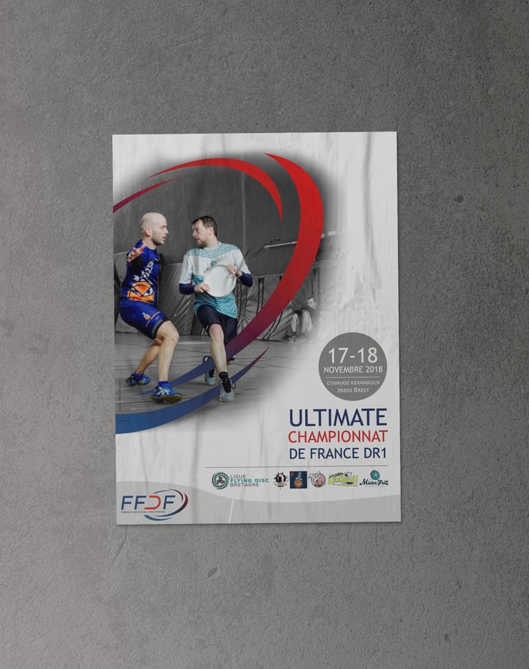 Affiche d annonce de championnat 