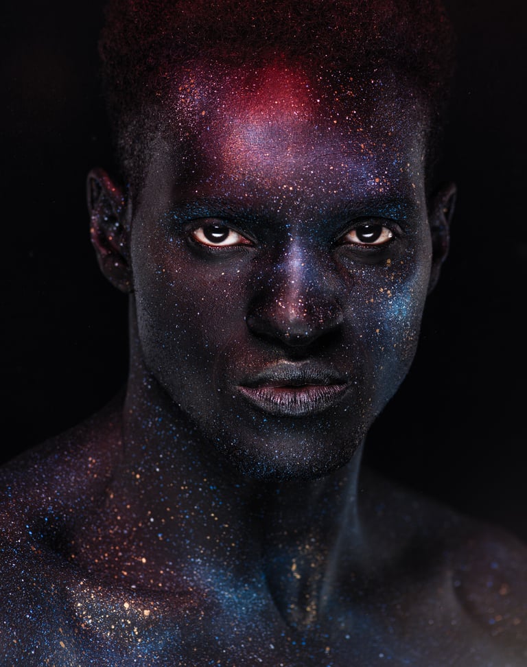 Nottingham creative portrait photographer, makeup