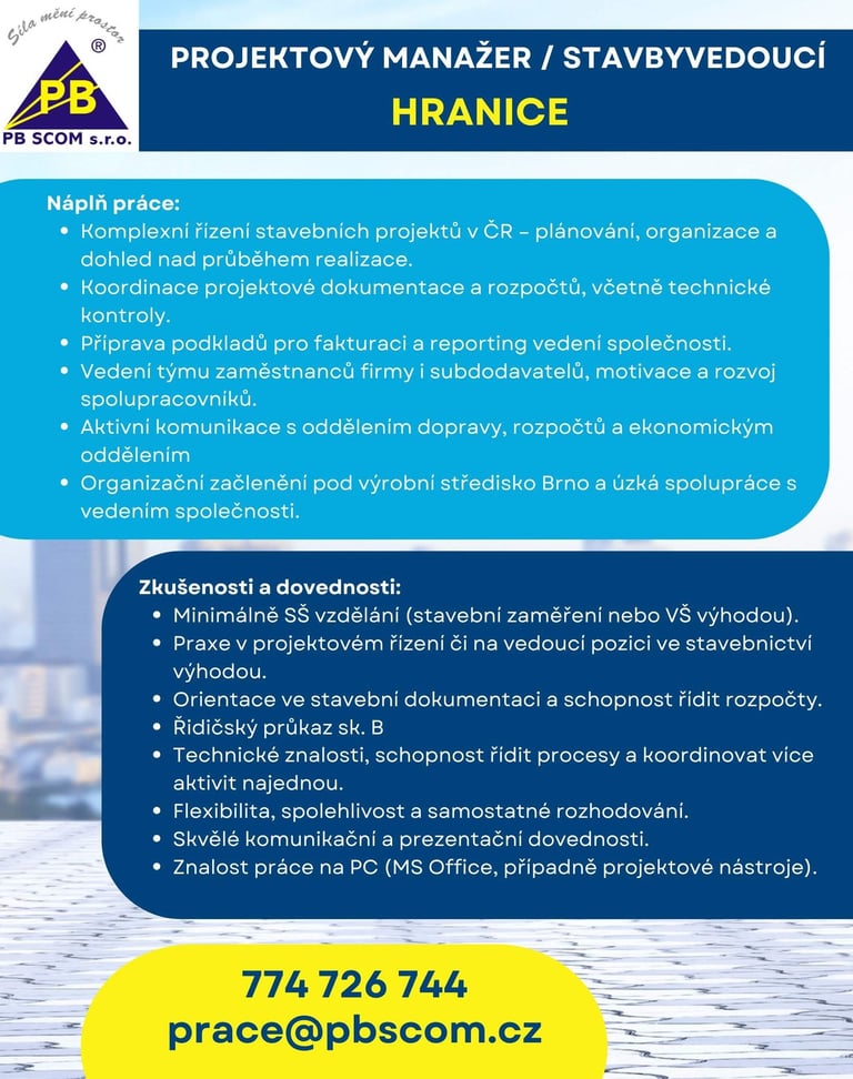 hranice project manager