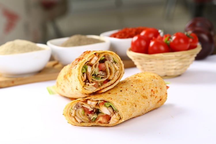 Multigrain wrap, super healthy non veg wrap, high in protien and high in carbs, order now.