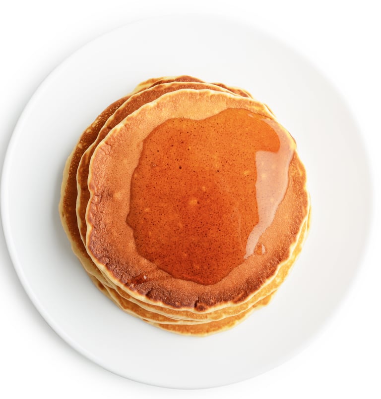 egg used to make the pancake, otas based pancake which is high in carbs and high in protein