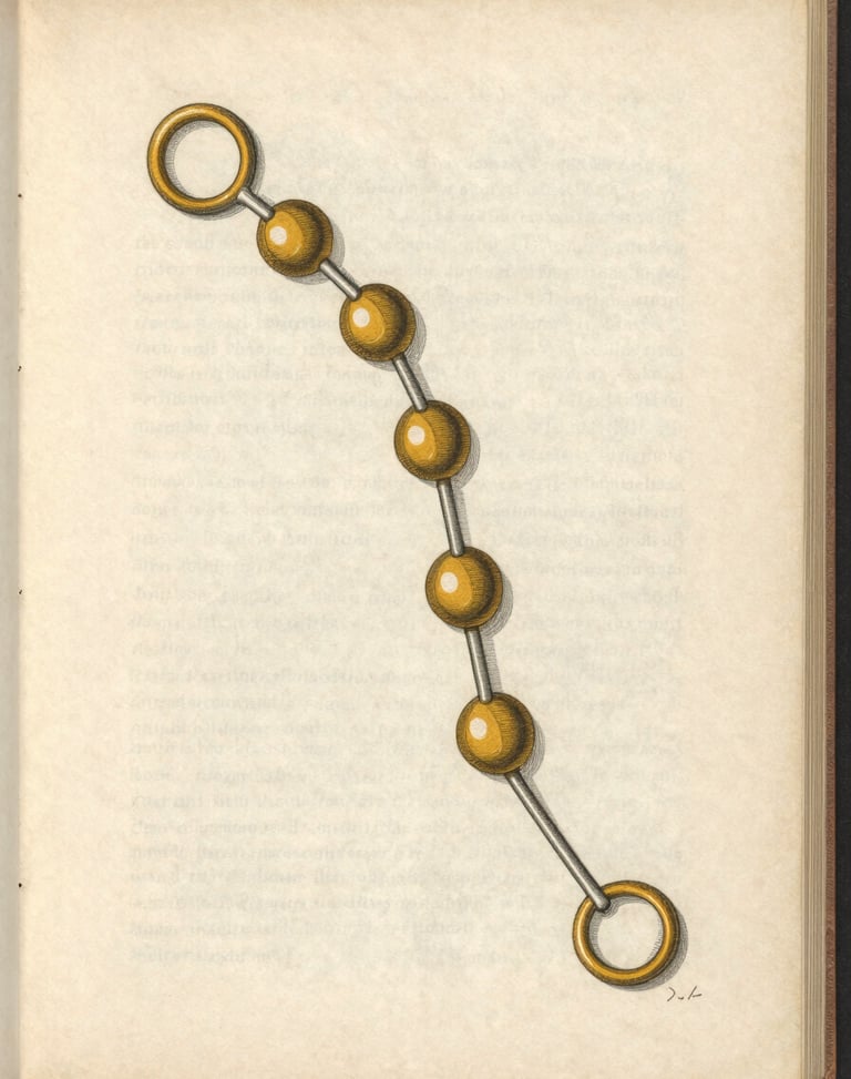 Vintage scientific textbook cover showing chemical lipid chains, muted khaki and gold tones, aged paper
