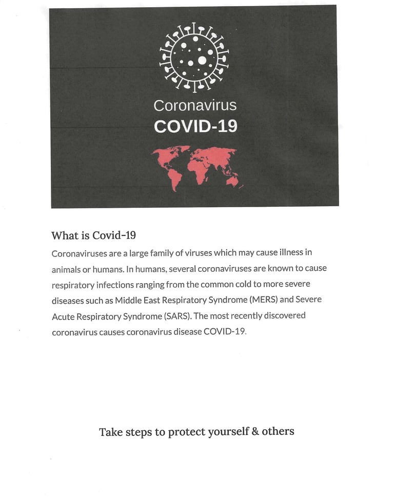 COVID -19 poster