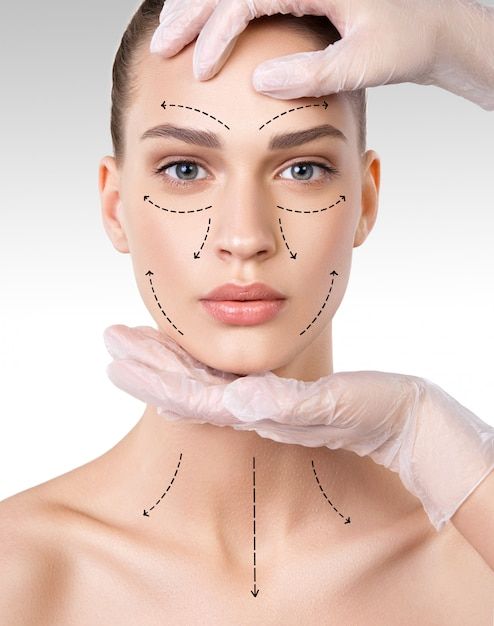 Female patient consulting best plastic surgeon in Udaipur Dr. Bharat Agarwal for cosmetic treatment