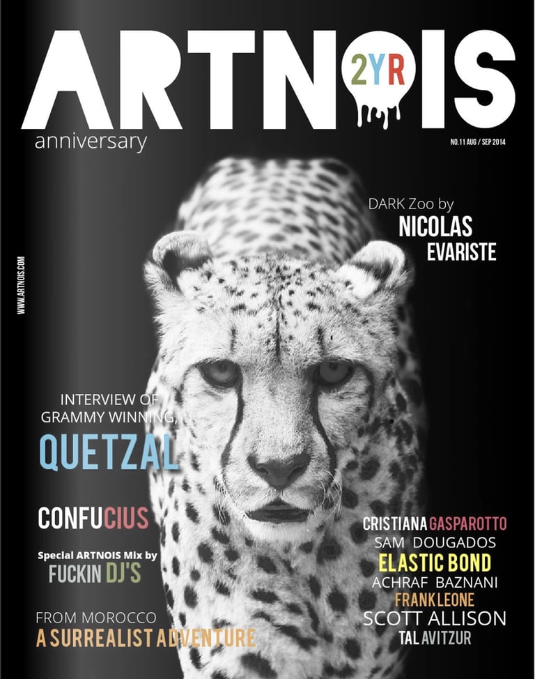 Cover of Aug/Sep 2014, issue number 11 of Artnois.