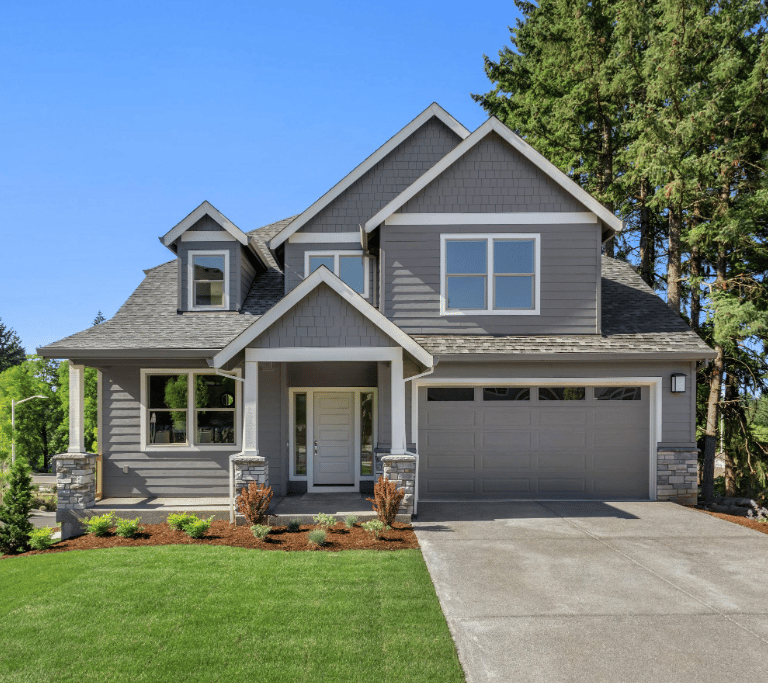 Modern suburban home representing home buying and closing costs