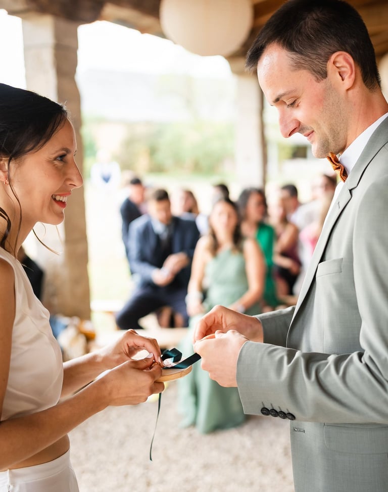 Quentin et Laurie mariés en septembre 2025 et testeurs du coffret amidays pour bien préparer son mariage