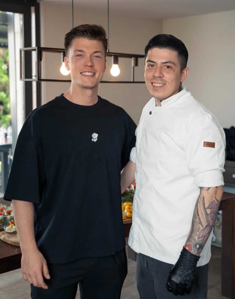 Los fundadores de Rollo Privado, catering para eventos Barcelona