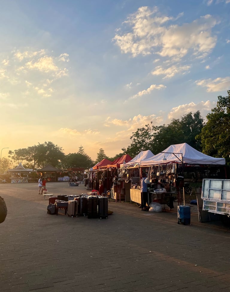 Night market Laos