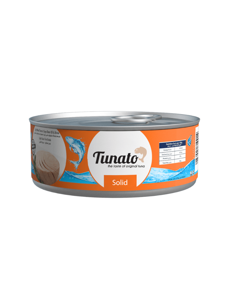 Raya FMCG's Tunato Brand: Solid Tuna in Soyabean Oil/Sunflower Oil for export and private label.