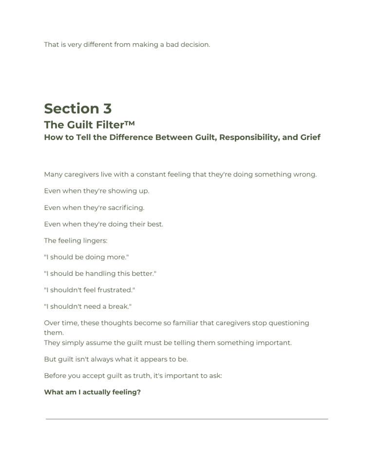 Caregiver Clarity Guide - Simple Frameworks for Caregiving