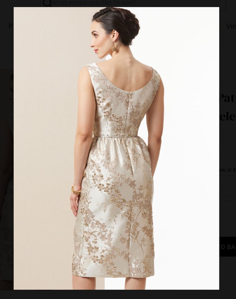 B7035 dress pattern tiracooks