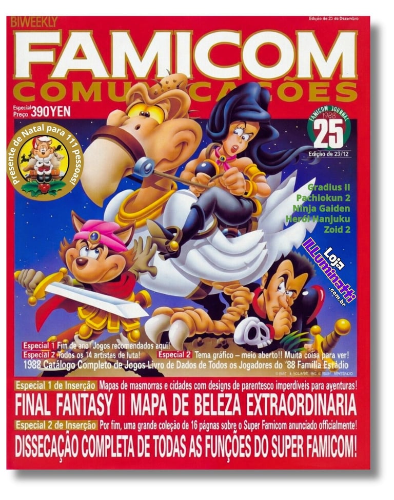 Revista Famicom Tsushin edição 25 de 23 dez 1988 sobre Super Famicom (Versão Traduzida para o portug