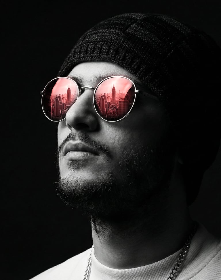 جلسة تصوير بورتريه احترافية "Cinematic Portrait" في الرياض: خدمات مصور.
