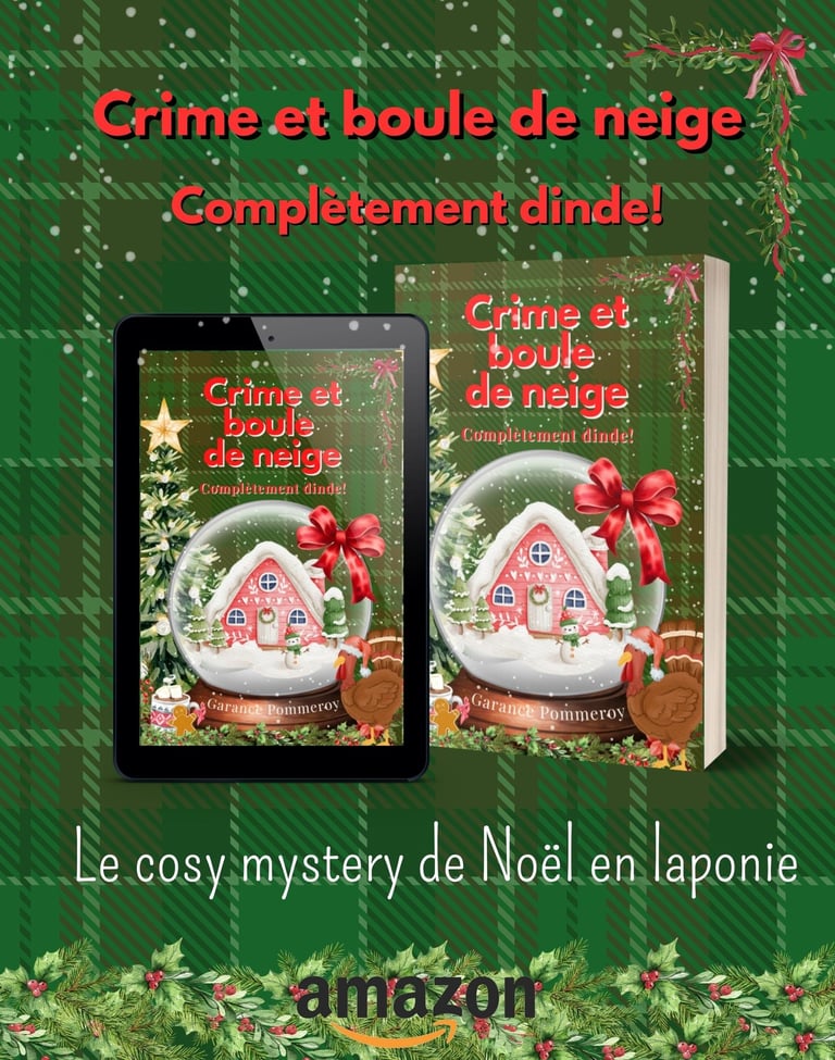 Dernière sortie de Garance Pommeroy, autrice de cosy mystery. Crime et boule de neige 6