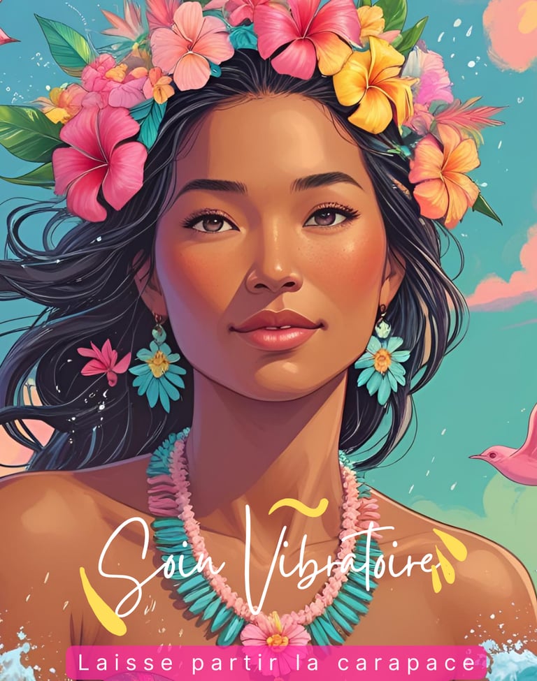 Femme qui laisse partir la carapace autour de son coeur