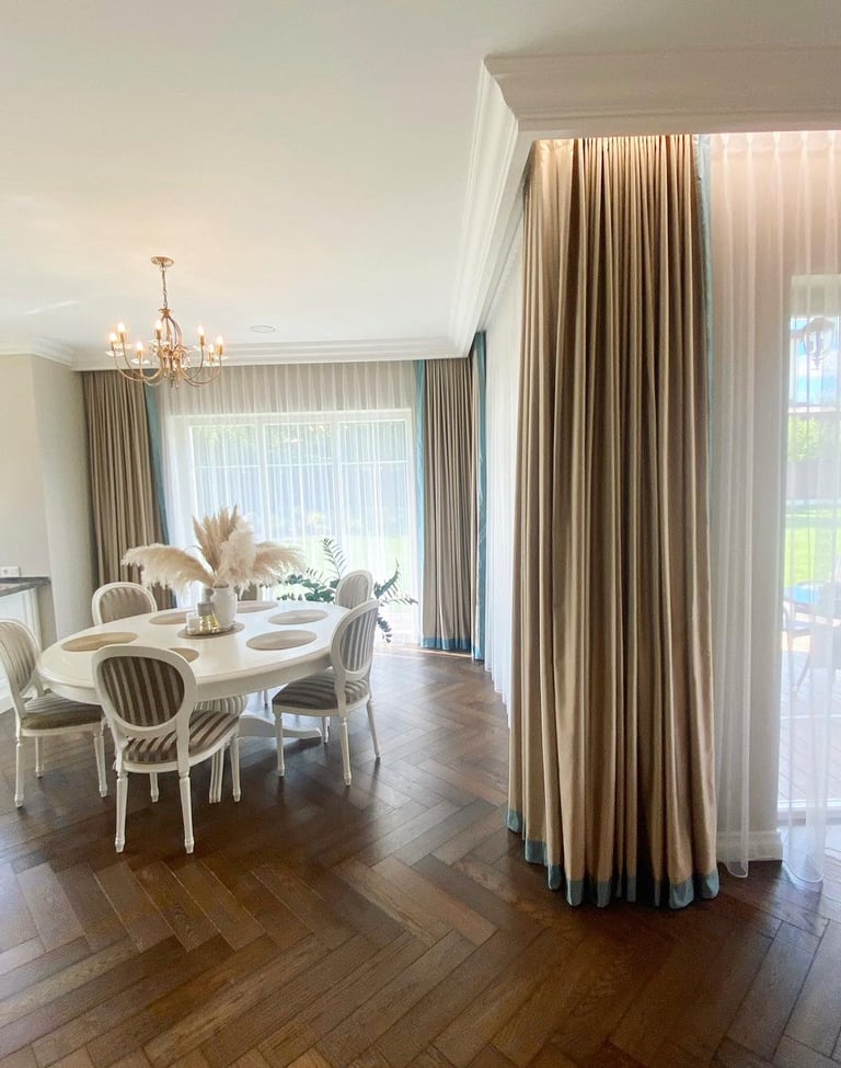 Valgomojo užuolaidos