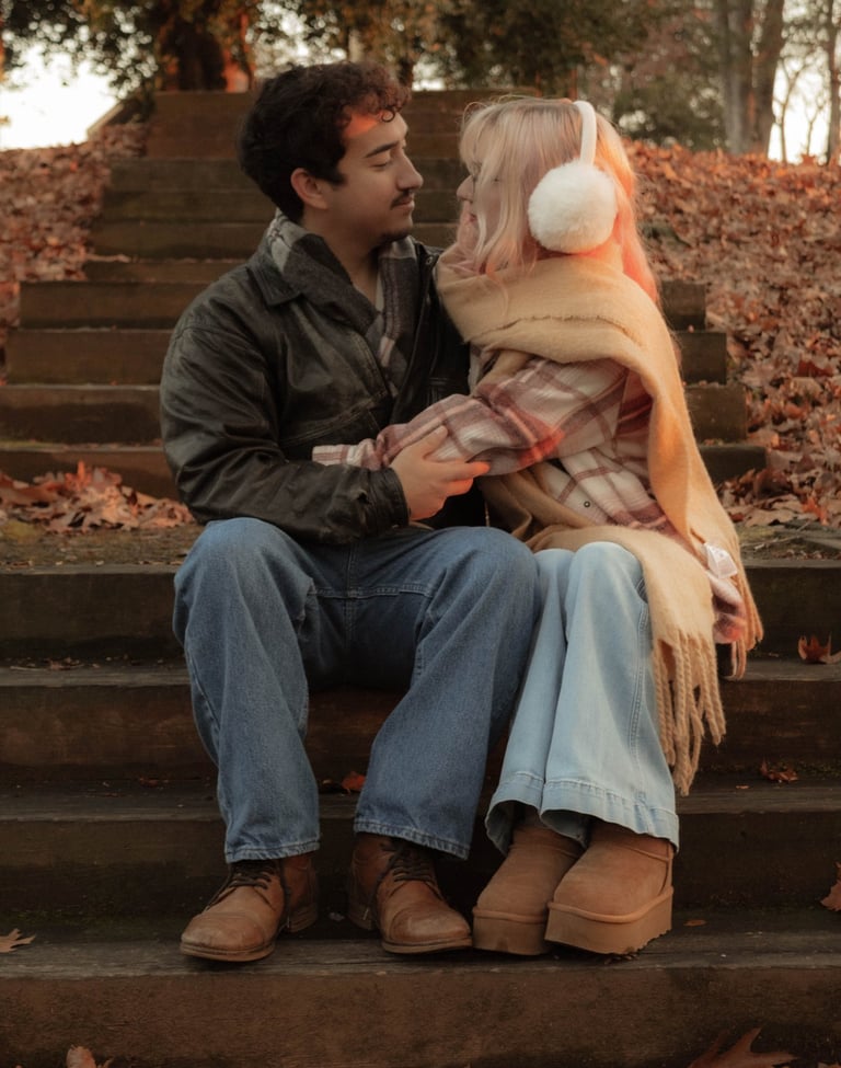 couple eloping at crockett park, midland virginia