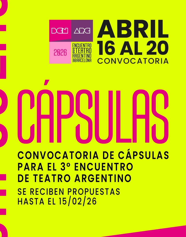 flyer para convocatoria de cápsulas