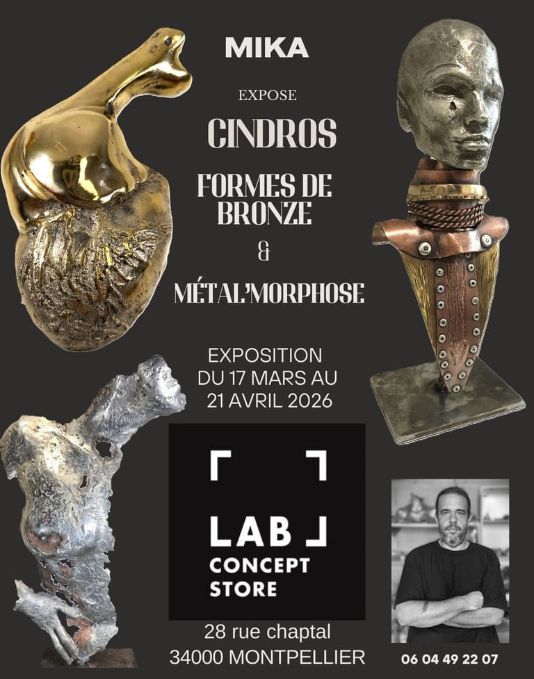 flyer-expo-mikacreations-labconceptstore-cindros-bronze-metal'morphose
