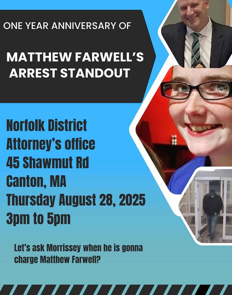 Sandra Birchmore Justice Standout Matthew Farwell