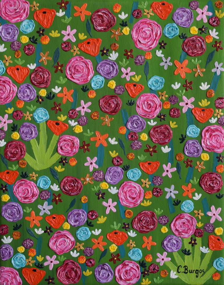 Cuadro Explosión Floral