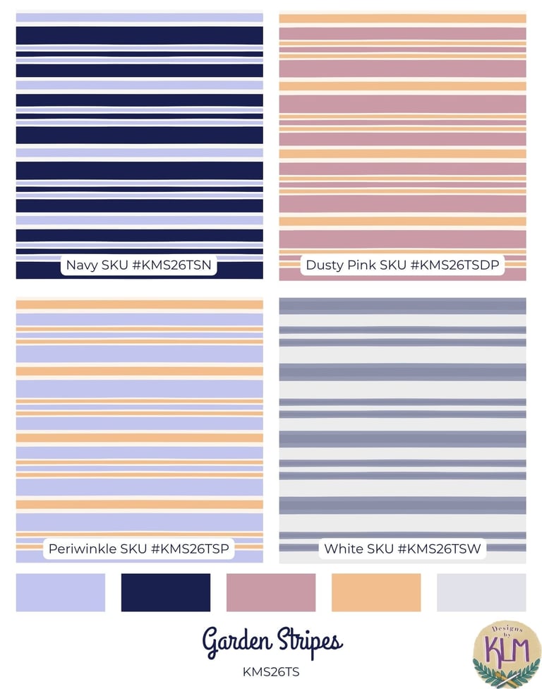a collection of colorful striped patterns and colors