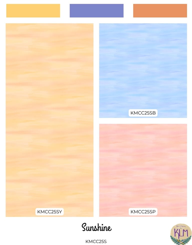 watercolor sunshine depiction resulting in a retro tie dye look