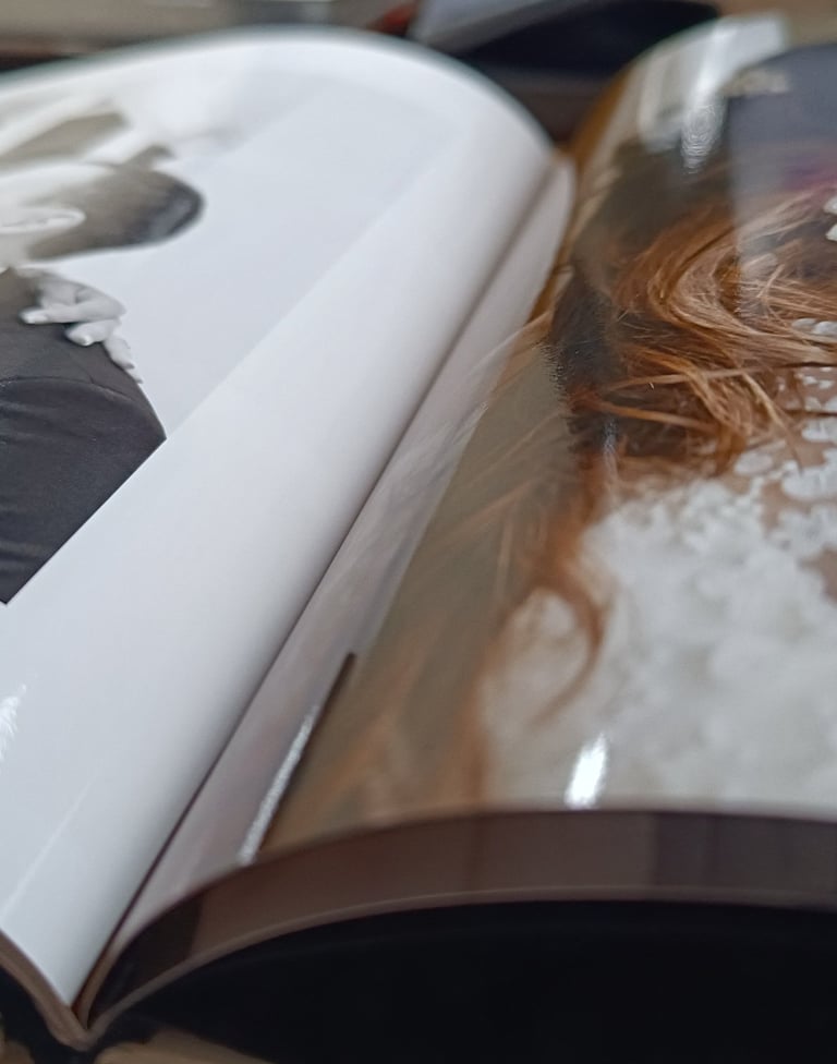 Delux fotoalbumas blizgiais lapais