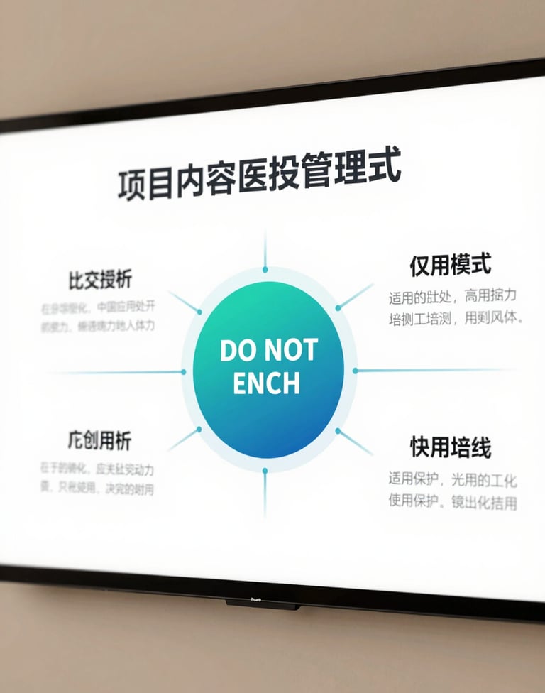 A high-quality still from a corporate presentation video. The frame shows clean, sophisticated infographics on a soft sand background with charcoal text and teal blue accents, reflecting a sense of clarity and impact.