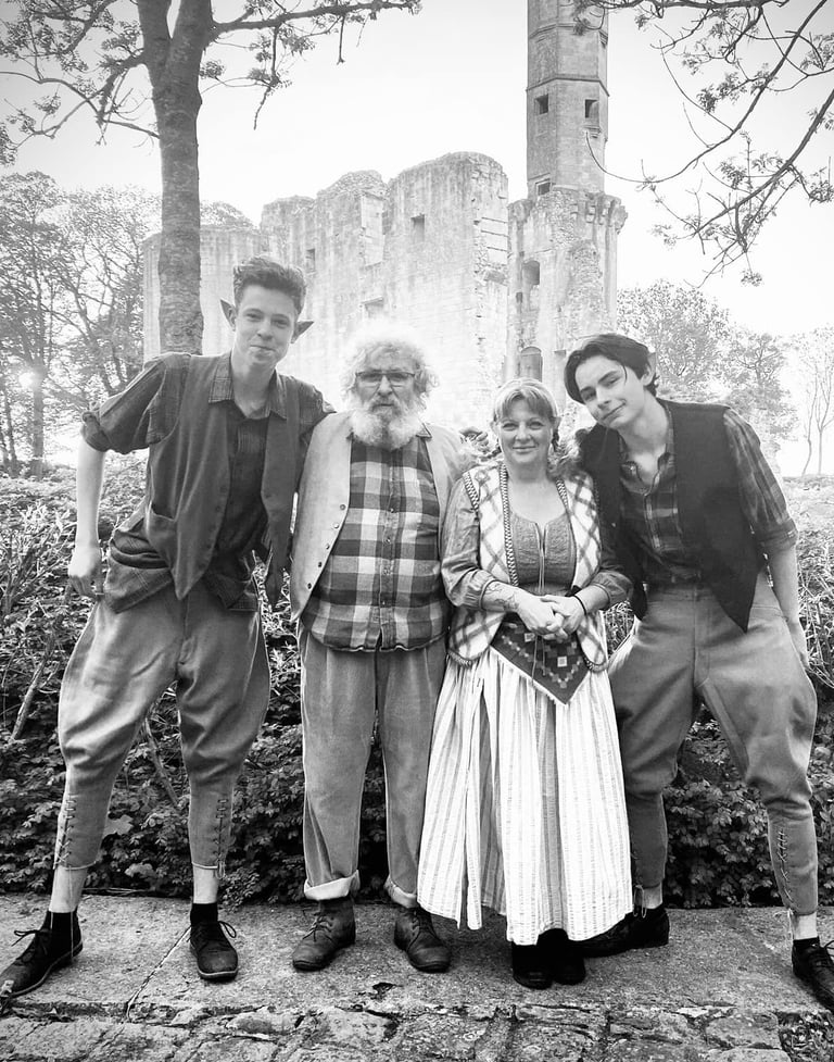 Esteban Descamps, Jean-Pierre Lefebvre, Angélique Longuepée et Mika Cauvin